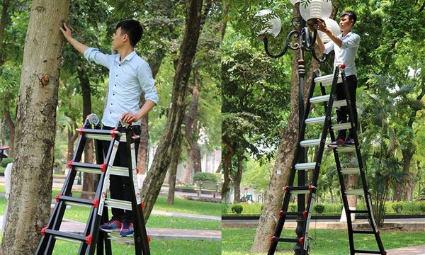 Thang nhôm chữ A ứng dụng đa dạng trong mọi lĩnh vực