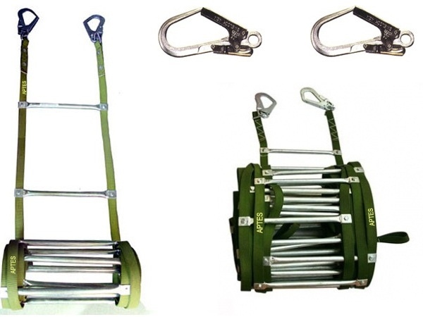 Thang d&acirc;y tho&aacute;t hiểm gọn nhẹ, dễ triển khai, chịu tải từ 200 - 500 kg