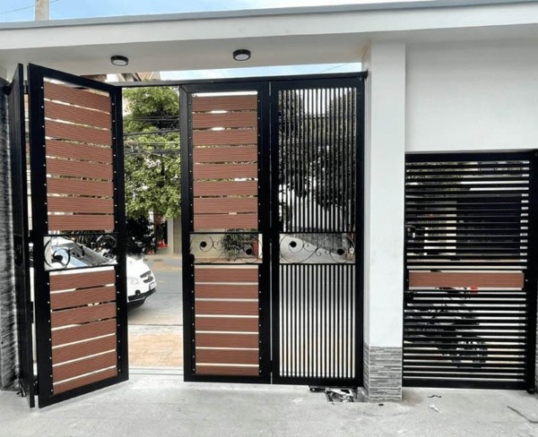 Cửa trượt gấp khúc giúp không gian thông thoáng khi sử dụng