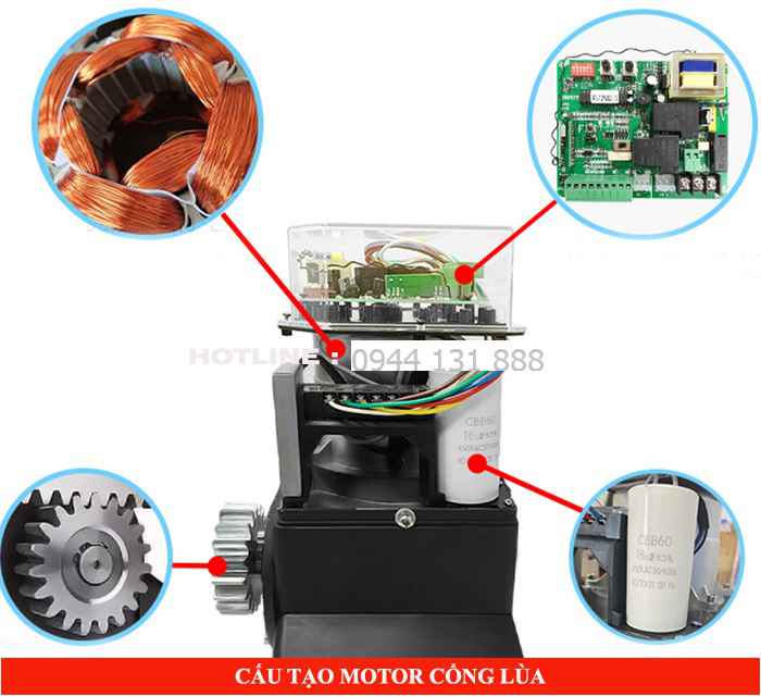 Cấu tạo cổng trượt YH