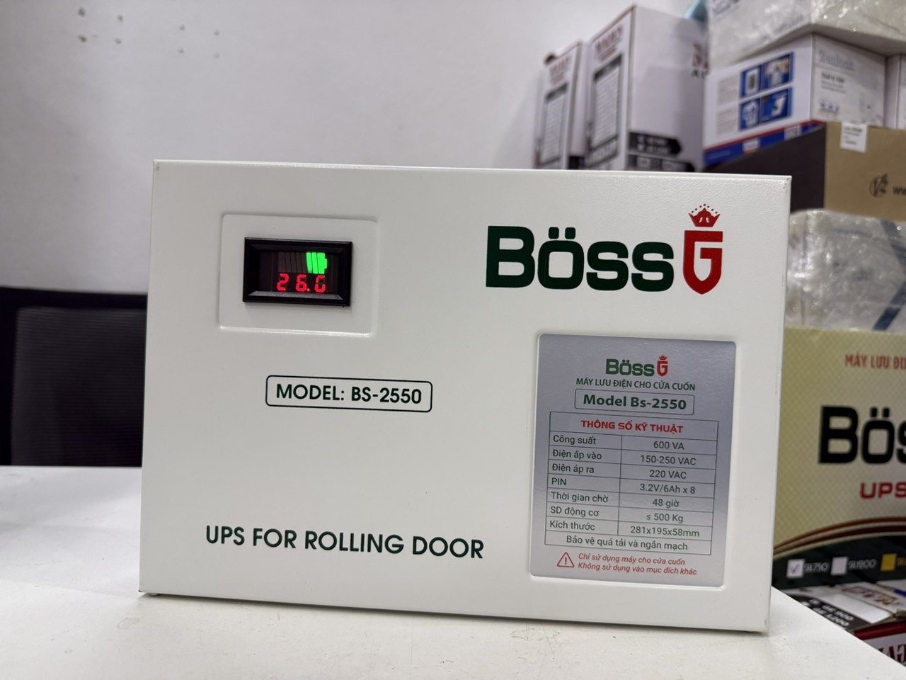 Lưu điện cửa cuốn BS 2550