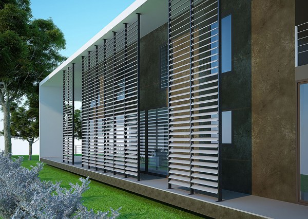 Hệ chớp lam nh&ocirc;m gi&uacute;p tăng t&iacute;nh ri&ecirc;ng tư v&agrave; thẩm mỹ