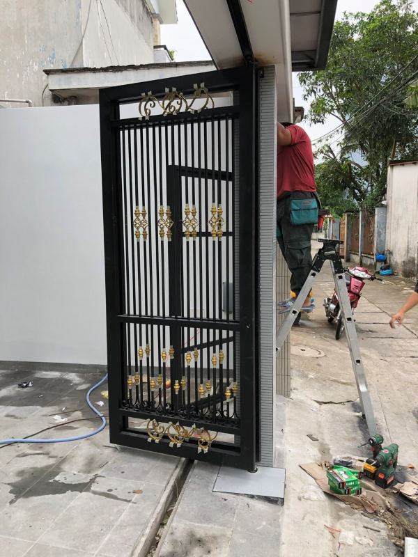 Lắp đặt cổng &acirc;m s&agrave;n cho c&ocirc;ng tr&igrave;nh kiến tr&uacute;c hiện đại