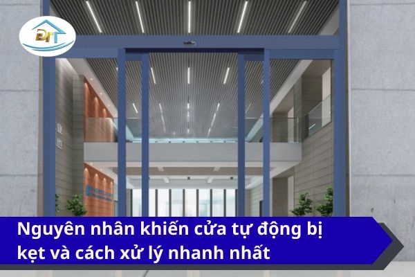 Tổng quan sự cố cửa tự động bị kẹt trong qu&aacute; tr&igrave;nh vận h&agrave;nh thực tế