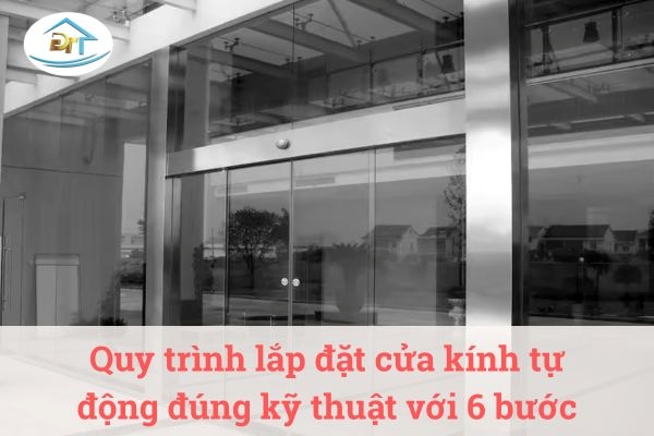 Hệ thống cửa k&iacute;nh tự động đang vận h&agrave;nh thực tế trong c&ocirc;ng tr&igrave;nh hiện đại
