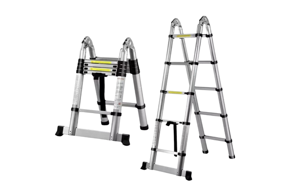 Thang nh&ocirc;m r&uacute;t với kết cấu r&uacute;t gọn tiện lợi, dễ mang theo