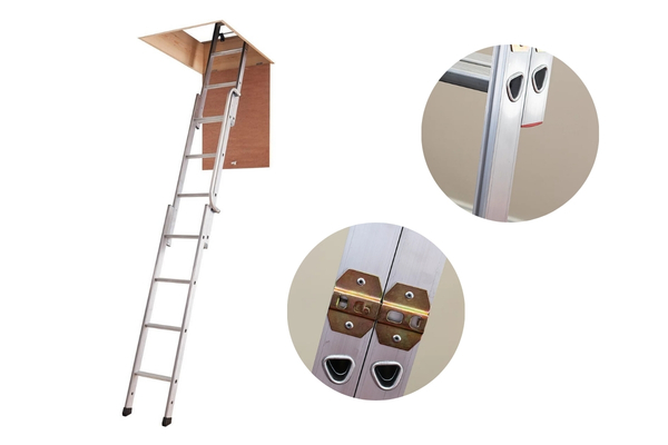 Thang nh&ocirc;m trượt điều chỉnh độ cao nhanh chỉ bằng thao t&aacute;c trượt đơn giản