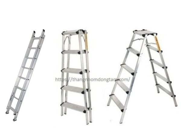 Các loại thang nhôm Hàn Quốc phổ biến