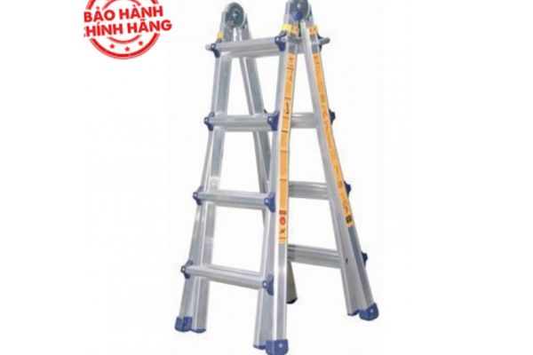 Thang nhôm rút chữ A thuận tiện khi di chuyển