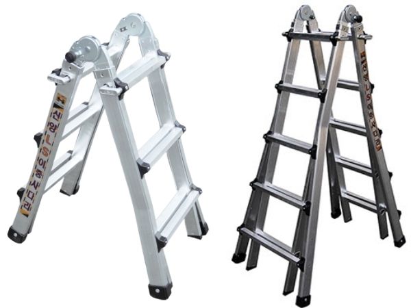 Thang nhôm rút lồng chữ A Hàn Quốc có thiết kế linh hoạt