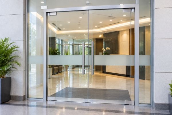 Cửa tự động đ&oacute;ng mở thuận tiện, tiết kiệm diện t&iacute;ch lối đi v&agrave; mang lại kh&ocirc;ng gian hiện đại