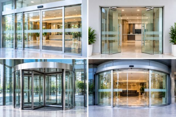 C&aacute;c loại cửa k&iacute;nh tự động phổ biến hiện nay